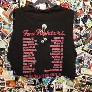 1998 Foo Fighters the Colour and the Shape shirt